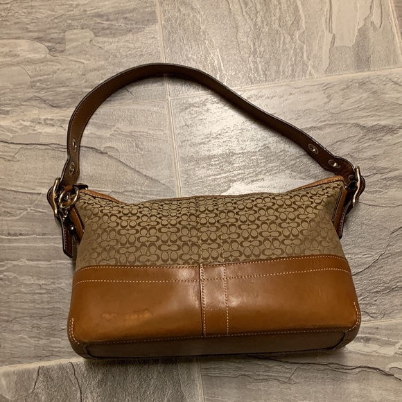 Coach Monogram Shoulder Bag - Picture 2 of 10